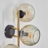 Ripoll Lampada a sfera, Applique Oro, Nero, 3-Luci