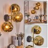 Ripoll Lampada a sfera, Applique Oro, Nero, 3-Luci