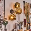 Ripoll Lampada a sfera, Applique Oro, Nero, 3-Luci