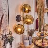 Ripoll Lampada a sfera, Applique Oro, Nero, 3-Luci
