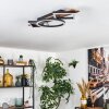 Cascada Plafoniera LED Marrone, Aspetto del legno, Nero, 1-Luce
