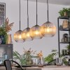 Koyoto Lampadario a sospensione, Lampada a sfera, Lampada a sospensione Ambrato, Chiaro, 4-Luci