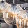 Koyoto Lampadario a sospensione, Lampada a sfera, Lampada a sospensione Ambrato, Chiaro, 4-Luci