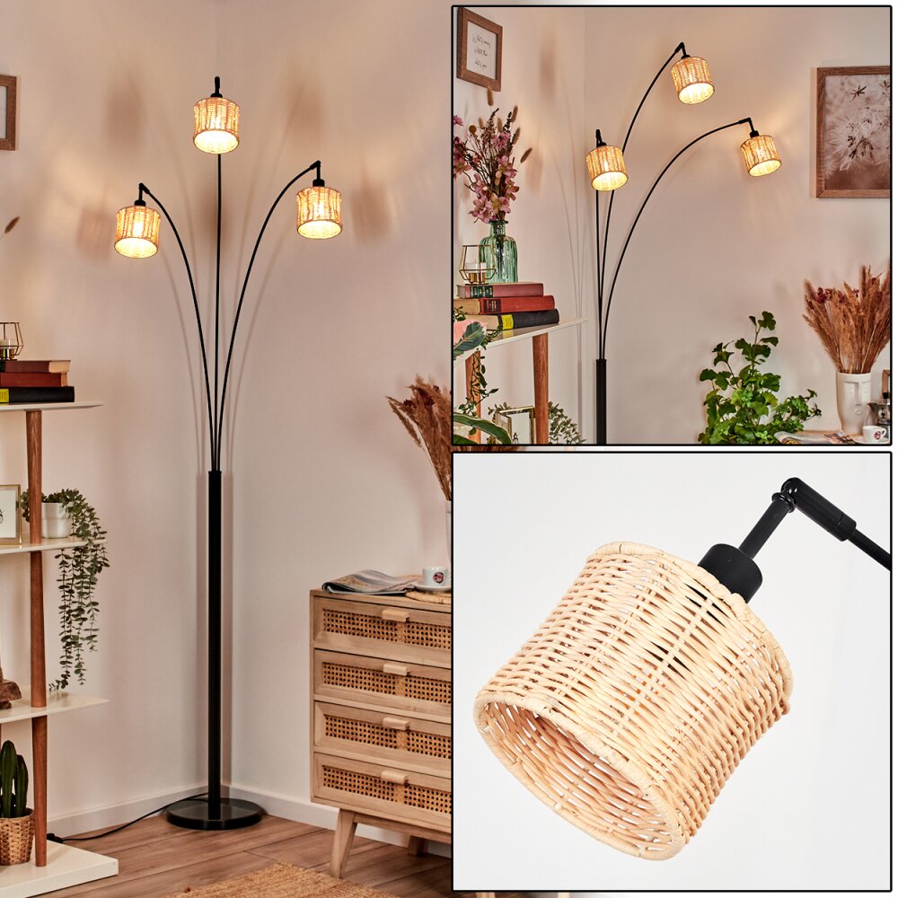 Cavaca Lampada da terra Nero, 3-Luci main product photo