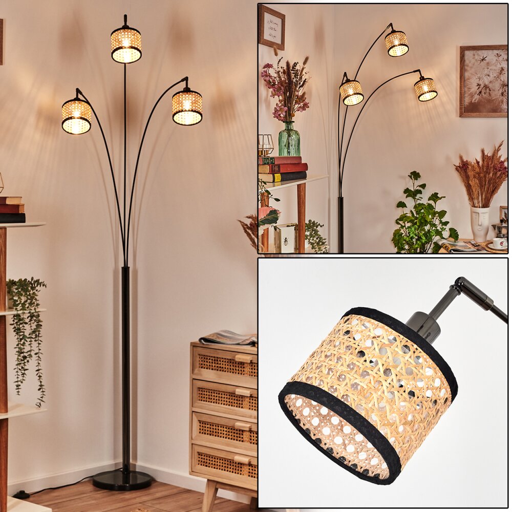 Ramila Lampada da terra Cromo, Nero, 3-Luci main product photo