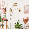Chellas Lampada da terra Cromo, Nero, 3-Luci