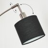 Bassagoda Lampada da terra Nichel opaco, Nero, 5-Luci
