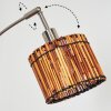 Cando Lampada da terra Nichel opaco, Nero, 5-Luci