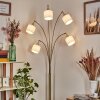 Bassagoda Lampada da terra Ottone, Nero, 5-Luci