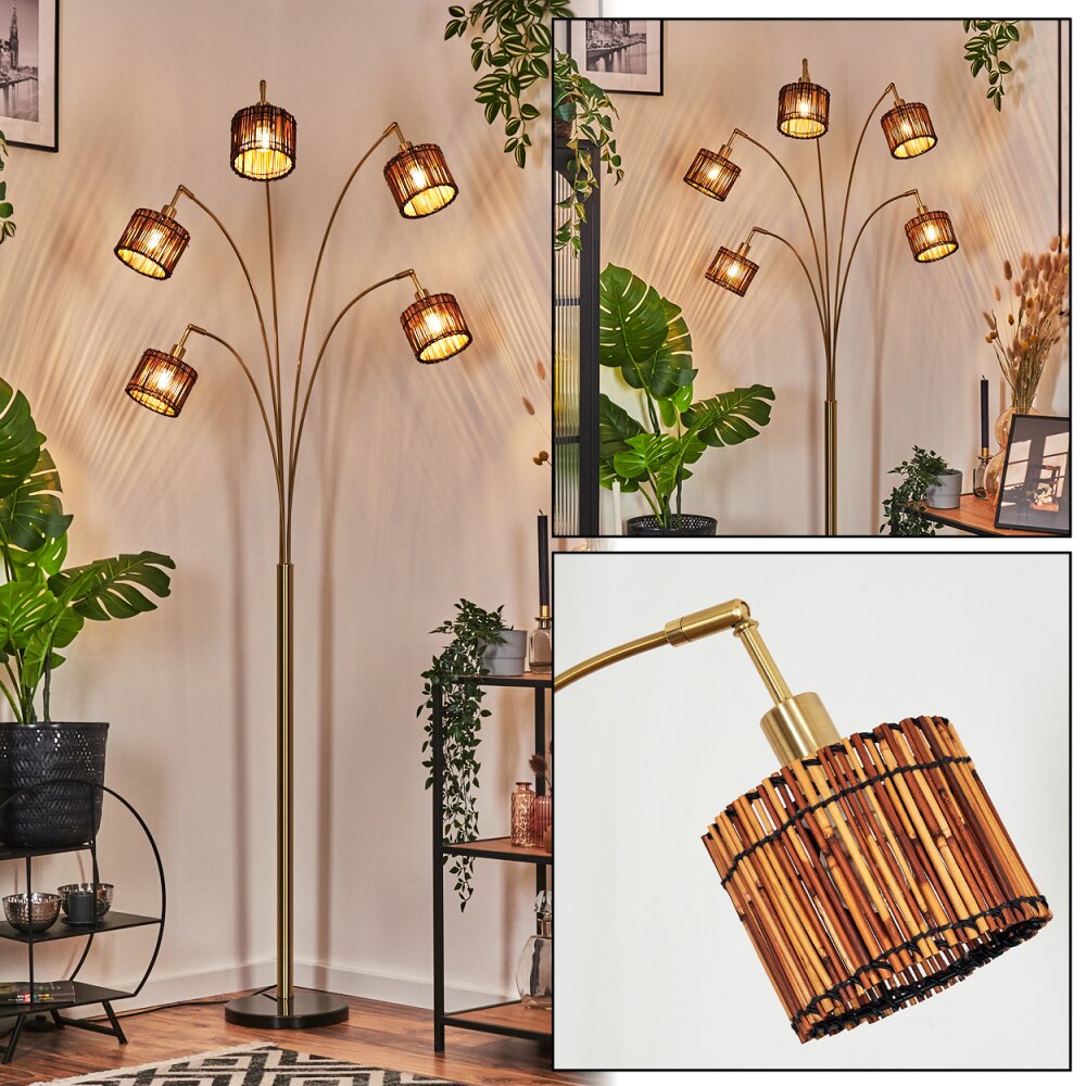 Cando Lampada da terra Ottone, Nero, 5-Luci main product photo