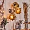 Ripoll Lampada a sfera, Applique Oro, Nero, 3-Luci