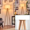 Soungou Lampada da terra Legno chiaro, Bianco, 1-Luce