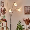 Bassagoda Lampada da terra Cromo, Nero, 3-Luci