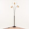 Lindberg Lampada da terra Cromo, Nero, 3-Luci