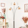 Lindberg Lampada da terra Cromo, Nero, 3-Luci