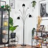 Bassagoda Lampada da terra Cromo, Nero, 5-Luci