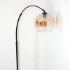 Koyoto Lampada da terra Nero, 1-Luce