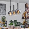 Tador Lampadario a sospensione, Lampada a sfera, Lampada a sospensione Nero, 3-Luci