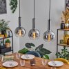 Tador Lampadario a sospensione, Lampada a sfera, Lampada a sospensione Nero, 3-Luci