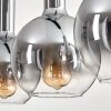 Tador Lampadario a sospensione, Lampada a sfera, Lampada a sospensione Nero, 3-Luci