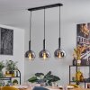 Tador Lampadario a sospensione, Lampada a sfera, Lampada a sospensione Nero, 3-Luci