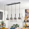 Tador Lampadario a sospensione, Lampada a sfera, Lampada a sospensione Nero, 4-Luci