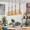 Tador Lampadario a sospensione, Lampada a sfera, Lampada a sospensione Nero, 4-Luci