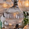Koyoto Lampadario a sospensione, Lampada a sfera, Lampada a sospensione Écru, Nero, 8-Luci