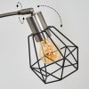Yaak Lampada da terra Nichel opaco, Nero, 3-Luci