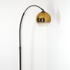 Koyoto Lampada da terra Nero, 1-Luce