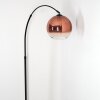 Koyoto Lampada da terra Nero, 1-Luce