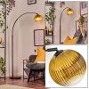 Koyoto Lampada da terra, Lampade ad arco Nero, 1-Luce