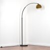 Koyoto Lampada da terra, Lampade ad arco Nero, 1-Luce