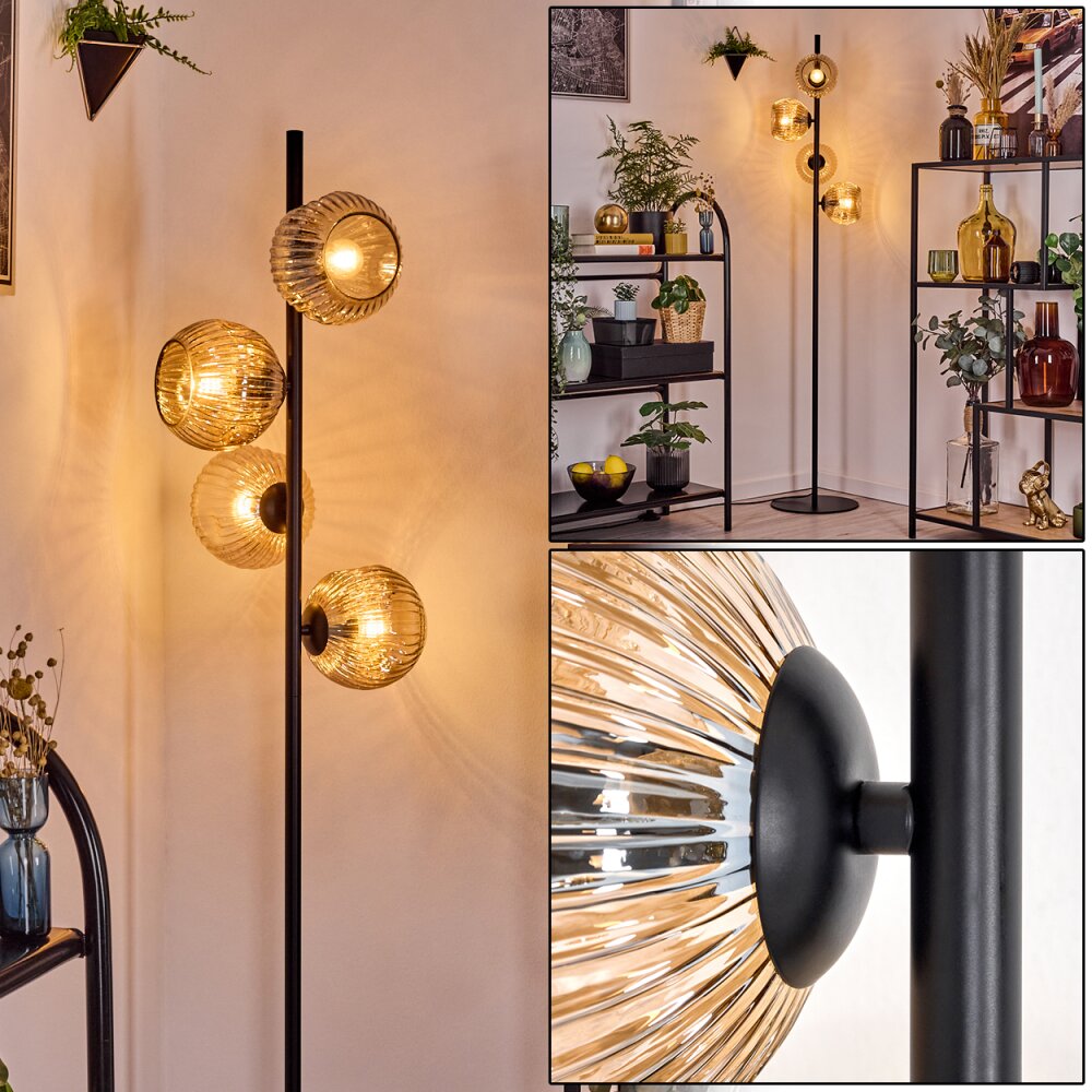 Koyoto Lampada da terra Ambrato, 4-Luci main product photo