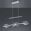 Trio Figaro Lampada a sospensione LED Nichel opaco, 3-Luci Trio Figaro Lampada a sospensione LED Nichel opaco, 3-Luci