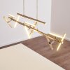Windsor Lampada a sospensione LED Cromo, Nichel opaco, 9-Luci