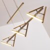 Windsor Lampada a sospensione LED Cromo, Nichel opaco, 9-Luci