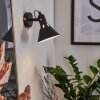 Upiano Applique Cromo, Nero, 1-Luce