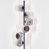 Ripoll Lampada da terra Cromo, Grigio fumo, 6-Luci