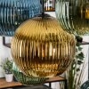 Koyoto Lampadario a sospensione, Lampada a sfera, Lampada a sospensione Écru, Nero, 8-Luci