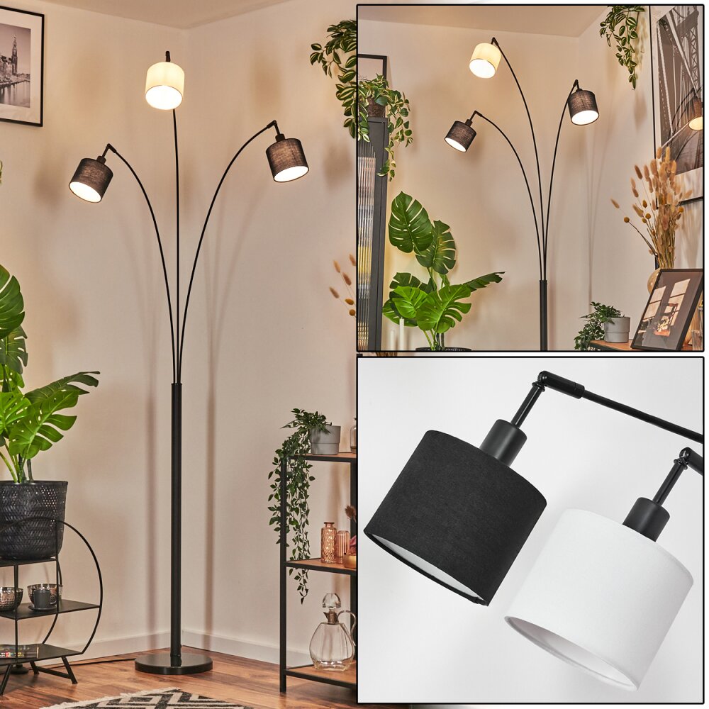 Bassagoda Lampada da terra Nero, 3-Luci main product photo