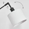 Bassagoda Lampada da terra Nero, 3-Luci