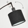Bassagoda Lampada da terra Cromo, Nero, 3-Luci