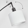 Bassagoda Lampada da terra Cromo, Nero, 3-Luci
