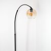 Koyoto Lampada da terra Nero, 1-Luce