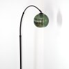 Koyoto Lampada da terra Nero, 1-Luce