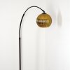 Koyoto Lampada da terra, Lampade ad arco Nero, 1-Luce