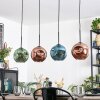 Ripoll Lampadario a sospensione, Lampada a sfera, Lampada a sospensione Blu, Verde, Ramato, 4-Luci