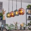 Ripoll Lampadario a sospensione, Lampada a sfera, Lampada a sospensione Blu, Verde, Ramato, 4-Luci