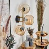 Koyoto Lampada a sfera, Applique Oro, Nero, 3-Luci